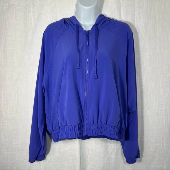 Z by Zella Periwinkle Blue Zip Up Lightweight Athletic Jacket - Picture 2 of 8